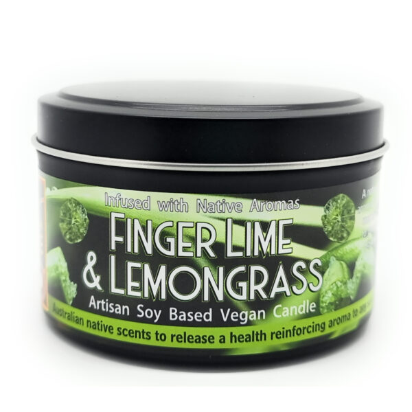 Artisan Soy Based Vegan Candle: Finger Lime & Lemongrass