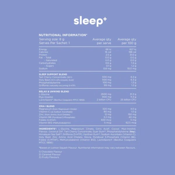 Switch Nutrition Sleep+ Chocolate 30 Serves 240gm - Image 4
