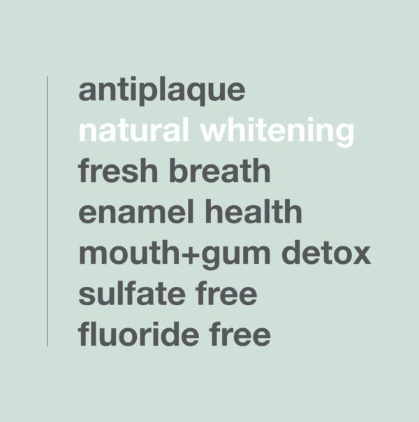 Davids Natural Toothpaste, Whitening, Antiplaque, Fluoride-Free, SLS-Free, Xylitol, Peppermint Oil, 5.25 oz - Image 4