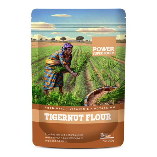 Power Super Foods Organic Tigernut Flour, 300 g