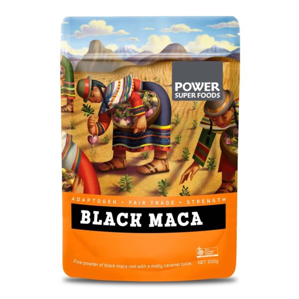 Power Super Foods | Black Maca Powder Cert Org 250g