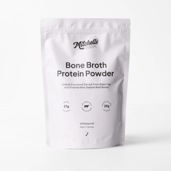 Mitchells Nutrition Bone Broth Protein Powder Unflavoured 500g